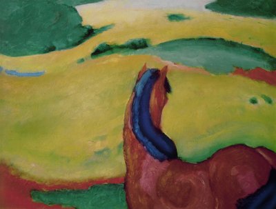 Cheval dans un paysage, 1910 - Franz Marc