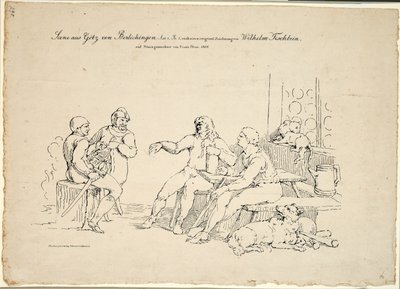 Acte 1, Scène 1 de Götz von Berlichingen - Franz Pforr