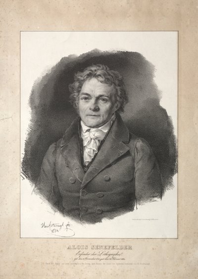 Aloys Senefelder - Franz Seraph Hanfstaengl
