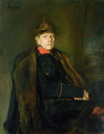 Général Feld-maréchal Helmuth Graf von Moltke (1800-91), 1890 - Franz Seraph von Lenbach