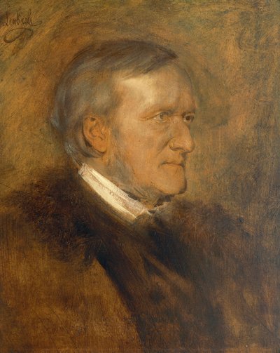 Allemagne, Portrait de Wilhelm Richard Wagner (1813 - 1883), compositeur, librettiste, chef d