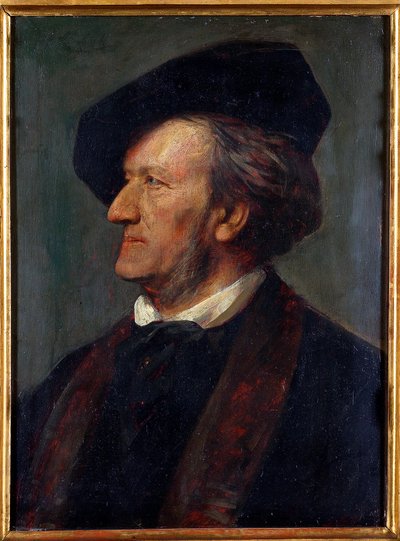 Portrait du compositeur Richard Wagner - Franz Seraph von Lenbach