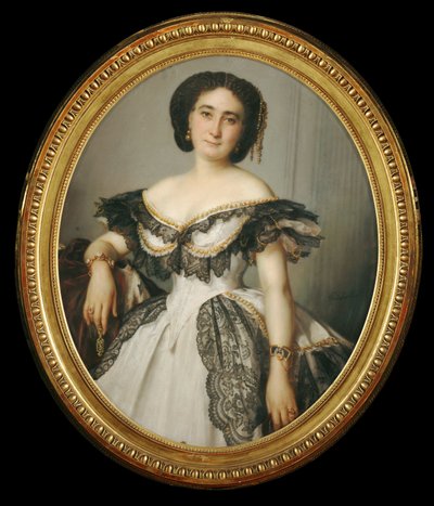 Portrait de femme - portrait of a lady … - Franz Xaver Winterhalter