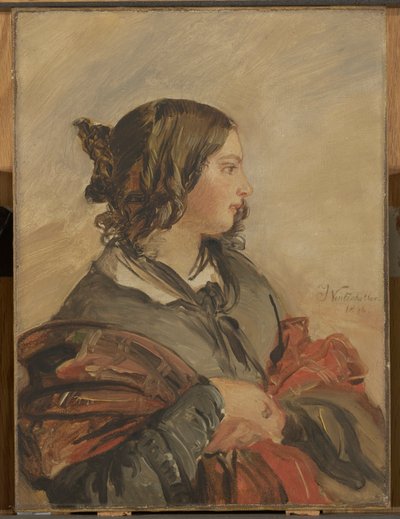 Portrait de la jeune reine Victoria - Franz Xaver Winterhalter