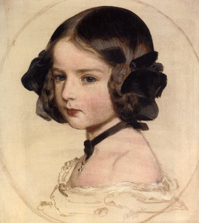Princesse Clotilde de Saxe-Cobourg et Gotha, 1846-1927, 1855 - Franz Xaver Winterhalter