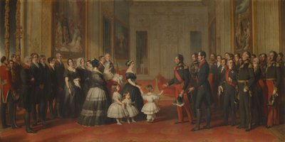 Réception de Louis-Philippe, roi des Français, au château de Windsor, 8 octobre 1844 - Franz Xaver Winterhalter