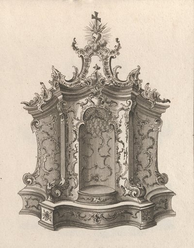 Conception pour un tabernacle, Planche 1 de la série 