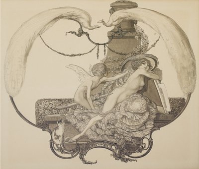 Conception pour un ex-libris - Franz von Bayros