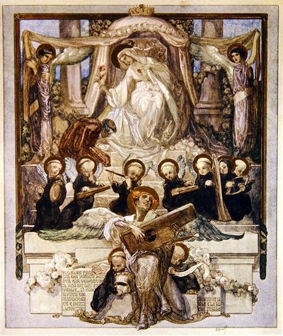 Illustration de la Divine Comédie de Dante, Paradis, Chant XXXIII, 1921 - Franz von Bayros