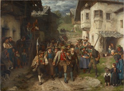 Le dernier contingent - Franz von Defregger