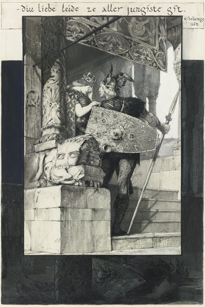 Sigfried et Kriemhild - Franz von Stuck
