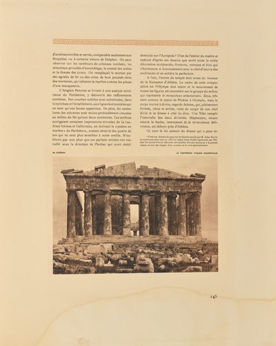 Athènes. Le Parthénon. Façade occidentale - Frédéric Boissonnas