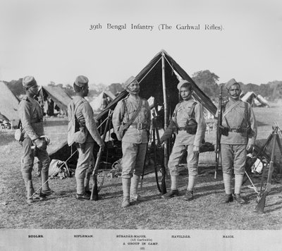 39e Infanterie du Bengale (Rifles de Garhwal) - Fred Bremner