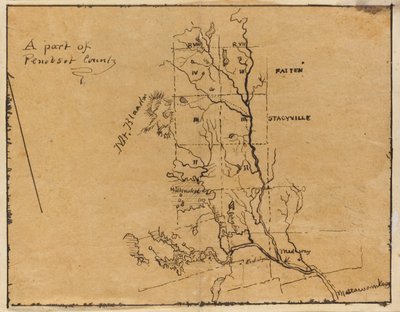 Une partie du comté de Penobscot, Maine - Frederic Edwin Church