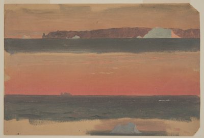 Dessin, Cap St-Jean, Terre-Neuve, 1er juin 1859 - Frederic Edwin Church