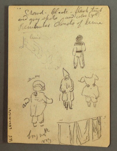 Dessin, charrette, études de figures, peut-être 1868 - Frederic Edwin Church