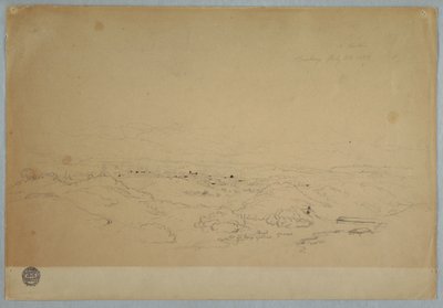 Dessin, Cartago, Colombie, 23 juillet 1853 - Frederic Edwin Church