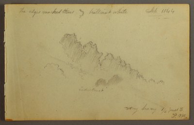 Dessin, étude de nuages, 1844 - Frederic Edwin Church