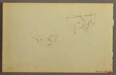 Dessin, étude de nuages, 1844 - Frederic Edwin Church