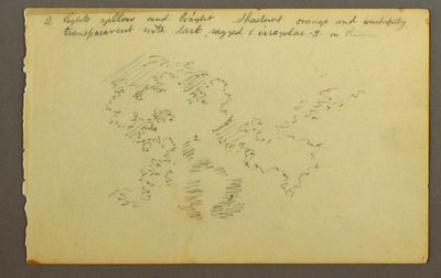 Dessin, Étude de nuages, 1845 - Frederic Edwin Church