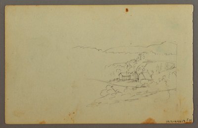 Dessin, étude de nuages, peut-être 1844 - Frederic Edwin Church