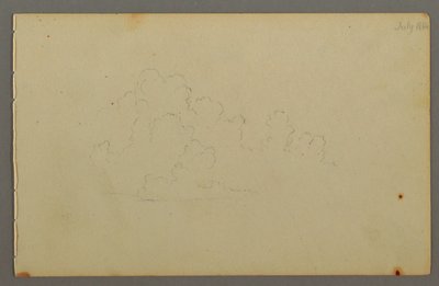 Dessin, nuages, 1844 - Frederic Edwin Church