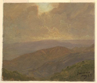 Dessin, ciel nuageux, août 1865 - Frederic Edwin Church