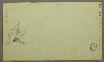 Dessin, études de figures, bateau à voile, études architecturales, peut-être 1868 - Frederic Edwin Church
