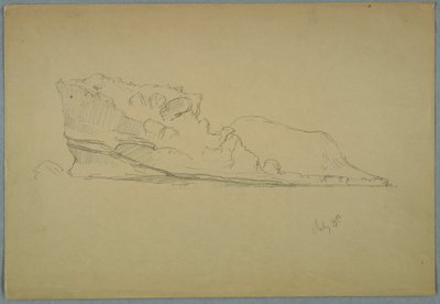 Dessin, iceberg flottant, 15 juillet 1859 - Frederic Edwin Church