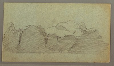 Dessin, Iceberg flottant, peut-être juin 1874 - Frederic Edwin Church
