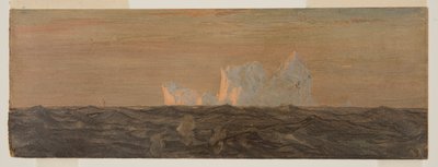 Dessin, Icebergs, juin ou juillet 1859 - Frederic Edwin Church