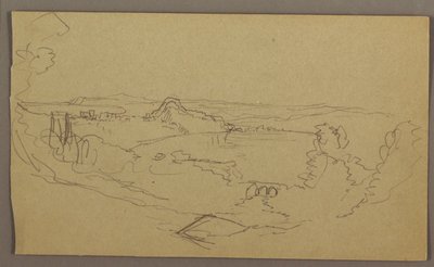 Dessin, paysage, mai-août 1865 - Frederic Edwin Church