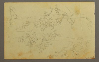 Dessin, moulin entouré d