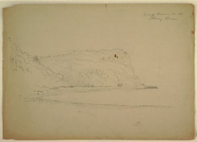 Dessin, "La grotte du singe", 1851 - Frederic Edwin Church