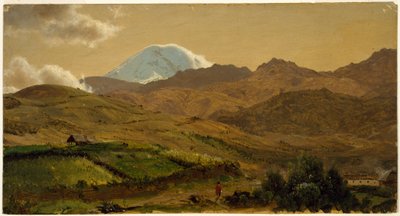 Dessin, mont Chimborazo, Équateur, 1857 - Frederic Edwin Church