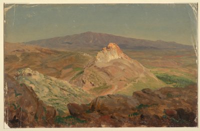 Dessin, Mont Pentélique, avril 1869 - Frederic Edwin Church