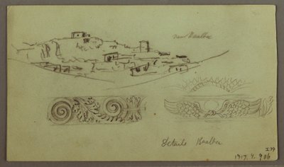 Dessin, étude au bord d