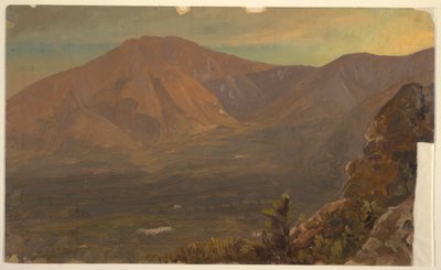 Dessin, le mont Katahdin et Turner, 1860-78 - Frederic Edwin Church