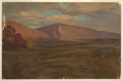 Dessin, le mont Katahdin vu du sud-ouest ( ), 1870-80 - Frederic Edwin Church