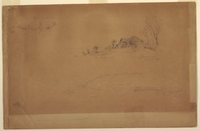 Dessin, près de Guaranda, Équateur, 10 juin 1857 - Frederic Edwin Church