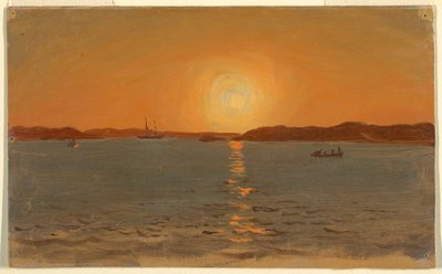Dessin, Terre-Neuve, tête de chat, juin 1859 - Frederic Edwin Church
