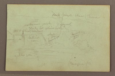 Dessin, Chutes du Niagara vues du côté canadien, 1856 - Frederic Edwin Church