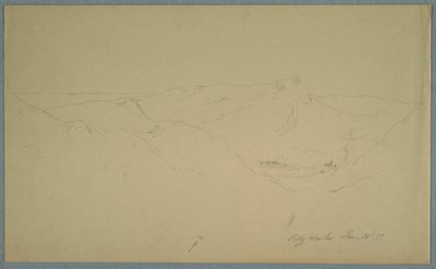 Dessin, Petty harbour, 24 juin 1859 - Frederic Edwin Church