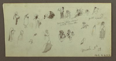 Dessin, toits surplombant la mer, porte d