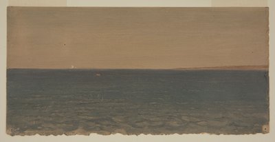 Dessin, paysage marin avec iceberg, 1859 - Frederic Edwin Church