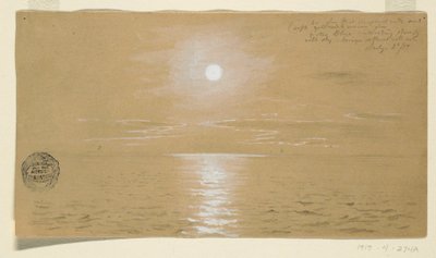 Dessin, paysages marins, Terre-Neuve, 6 juillet 1859, 1859 - Frederic Edwin Church