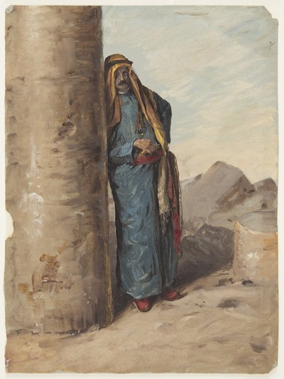 Dessin, Bédouin debout, 1868 - Frederic Edwin Church