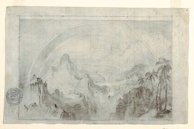 Dessin, étude pour "La saison des pluies sous les tropiques", 1865-66 - Frederic Edwin Church