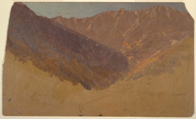 Dessin, étude du Grand Bassin, Mt. Katahdin, 1860-70 - Frederic Edwin Church