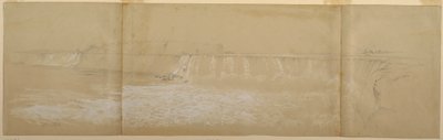 Dessin, Les chutes du Niagara, septembre ou octobre 1856 - Frederic Edwin Church